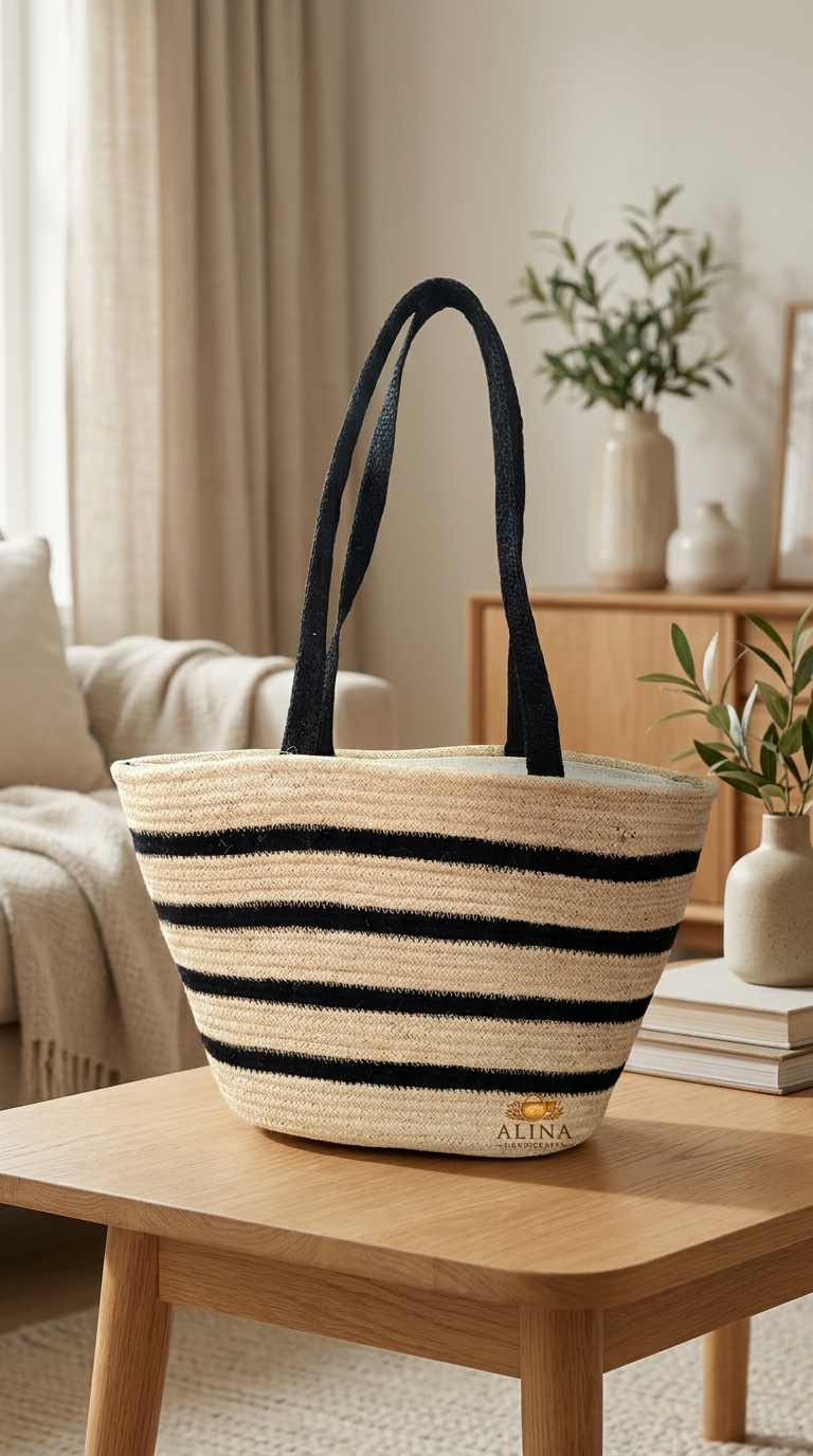 Nature Bloom Handcrafted Tote Bag