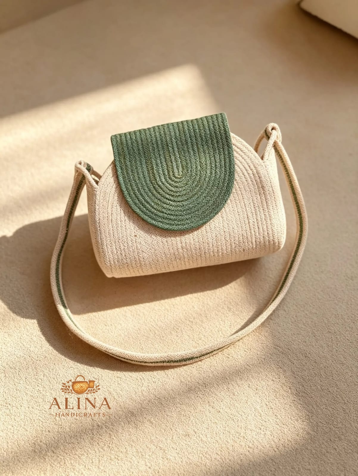 Handmade Woven Crossbody Bag